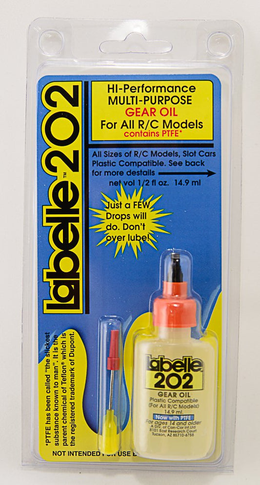 Labelle #202 High-Performance R/C and Drone Gear Oil – Multi-Purpose Oil with PTFE