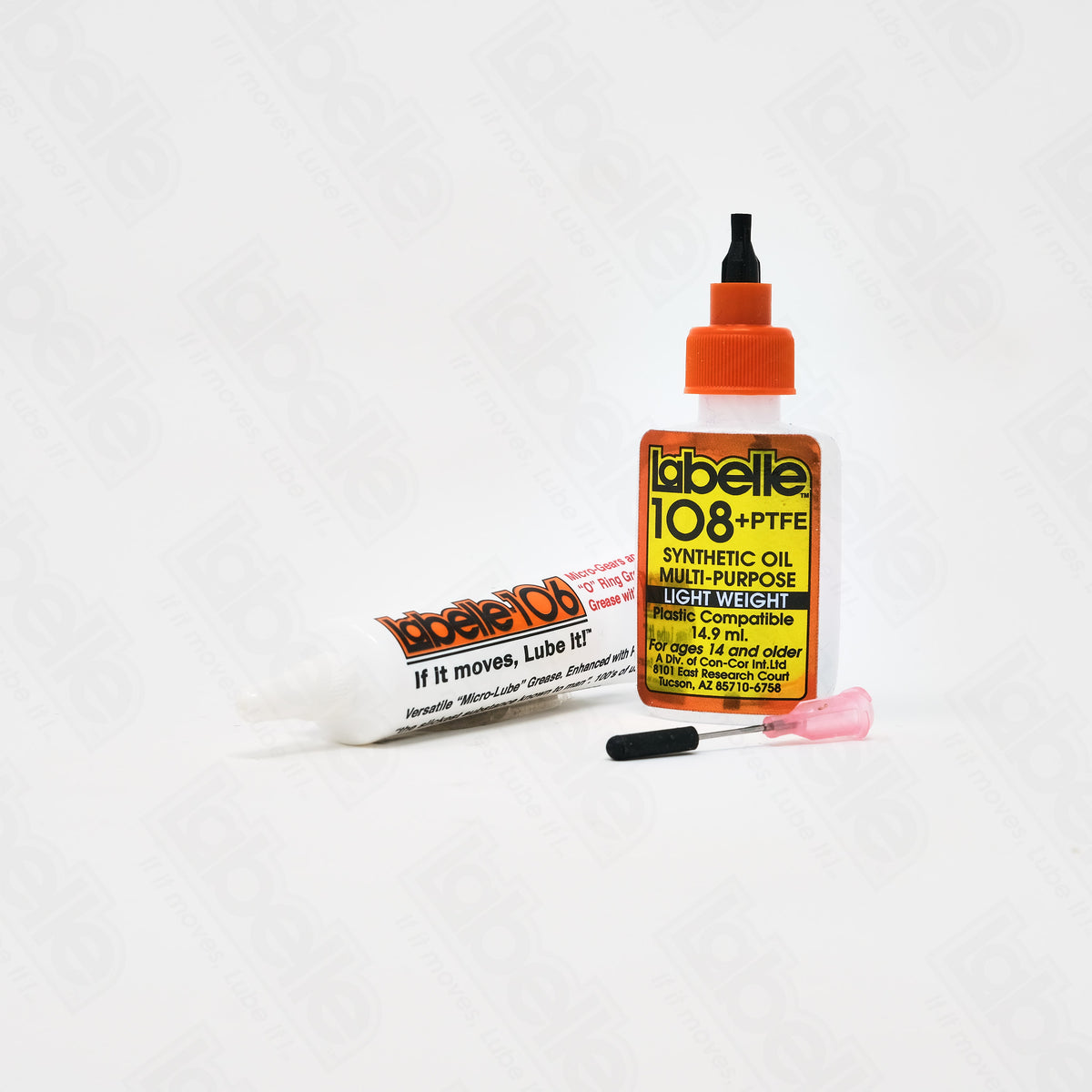 Labelle #108 and #106 2-Pack PTFE Lubricant – Oil & Grease for N and Z Scale Model Trains