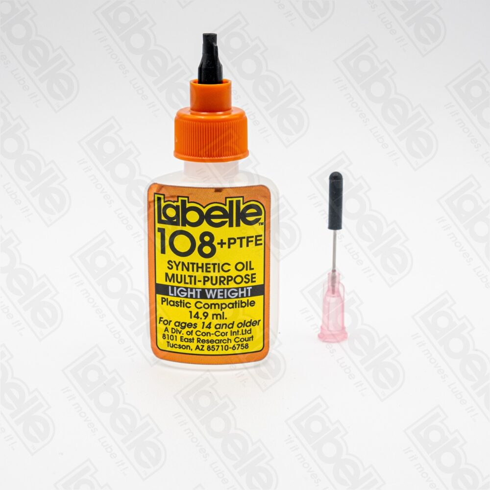 Labelle 108 Ultra-Light Oil with PTFE – Precision Lubrication for N, Z & HO Scale Model Trains